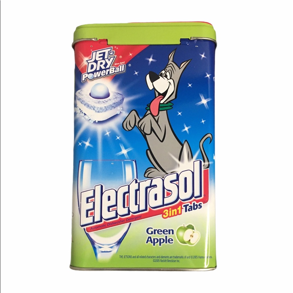 Jetsons Jet-Dry Powerball Vintage Tin